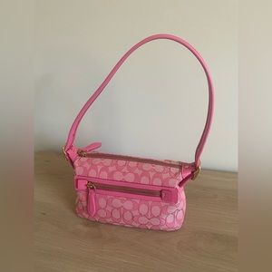 Coach Demi Bag In Signature Jacquard
Brass/Petunia